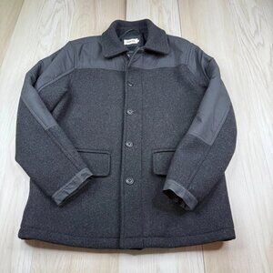 Taylor Stitch Men’s Grey Long Sleeve Outdoor Wool Blend Bunker Coat Jacket Sz 40